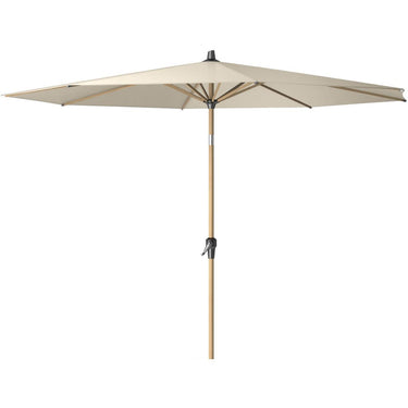 Platinum - Riva Teak 3m Round Champagne Parasol