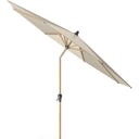 Platinum - Riva Teak 3m Round Champagne Parasol