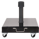 Platinum - Rome Polished Black Granite 40KG Wheeled Parasol Base