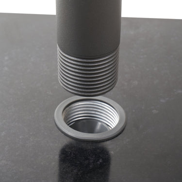 Platinum - Rome Polished Black Granite 40KG Wheeled Parasol Base