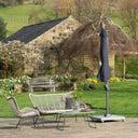 Platinum - Voyager T1 3m Round Anthracite Free Arm Parasol