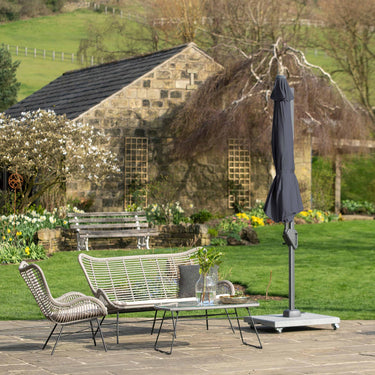 Platinum - Voyager T1 3m Round Anthracite Free Arm Parasol