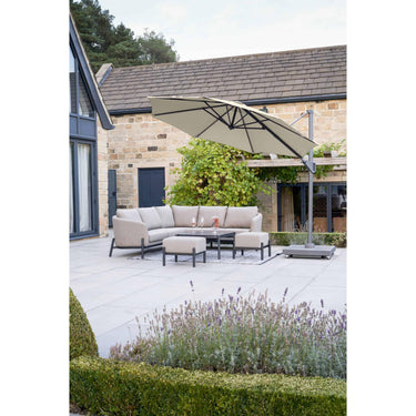 Platinum - Voyager T1 3m Round Champagne Free Arm Parasol