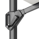 Platinum - Voyager T1 3m Round Luna Grey Free Arm Parasol