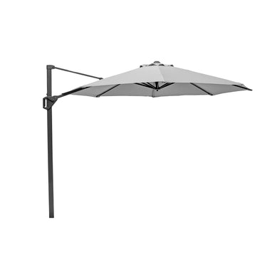 Platinum - Voyager T1 3m Round Luna Grey Free Arm Parasol