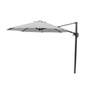 Platinum - Voyager T1 3m Round Luna Grey Free Arm Parasol