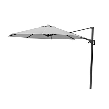 Platinum - Voyager T1 3m Round Luna Grey Free Arm Parasol