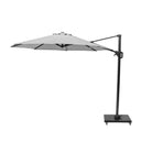 Platinum - Voyager T1 3m Round Luna Grey Free Arm Parasol