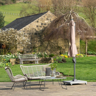 Platinum - Voyager T1 3m Round Taupe Free Arm Parasol