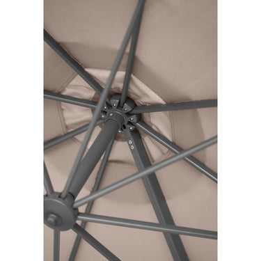 Platinum - Voyager T1 3m Round Taupe Free Arm Parasol
