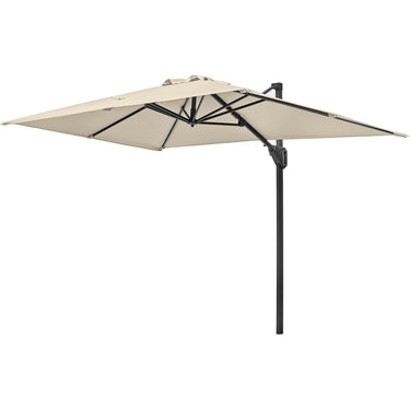 Platinum - Voyager T1 3m x 2m Rectangular Champagne Free Arm Parasol