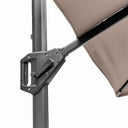 Platinum - Voyager T1 3m x 2m Rectangular Taupe Free Arm Parasol