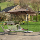 Platinum - Voyager T1 3m x 2m Rectangular Taupe Free Arm Parasol