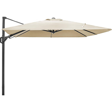 Platinum Voyager T2 2.7m Square Champagne Free Arm Parasol