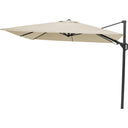 Platinum Voyager T2 2.7m Square Champagne Free Arm Parasol