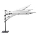 Platinum - Voyager T2 2.7m Square Luna Grey Free Arm Parasol