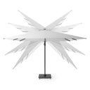 Platinum - Voyager T2 2.7m Square Luna Grey Free Arm Parasol