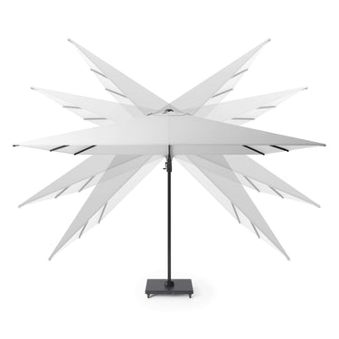 Platinum - Voyager T2 2.7m Square Luna Grey Free Arm Parasol