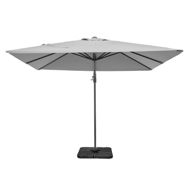 Platinum - Voyager T2 2.7m Square Luna Grey Free Arm Parasol