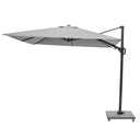 Platinum - Voyager T2 2.7m Square Luna Grey Free Arm Parasol