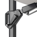 Platinum - Voyager T2 2.7m Square Luna Grey Free Arm Parasol