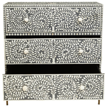 Serena three drawer chest