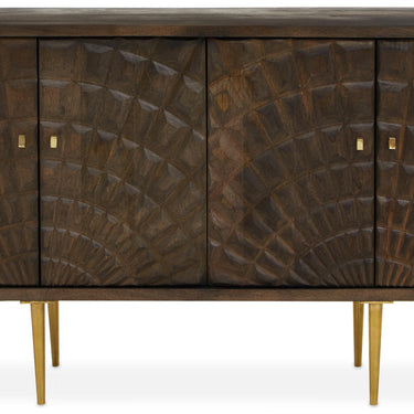 Sol sideboard. Mango wood cabinet. Home storage.