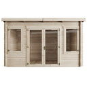 Store More - Ashley Pent Log Cabin Garden Room - 4.0m x 3.0m.