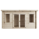 Store More - Ashley Pent Log Cabin Garden Room - 4.5m x 3.5m