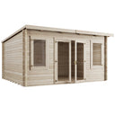 Store More - Ashley Pent Log Cabin Garden Room - 4.5m x 3.5m