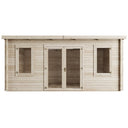 Store More - Ashley Pent Log Cabin Garden Room - 5.0m x 4.0m