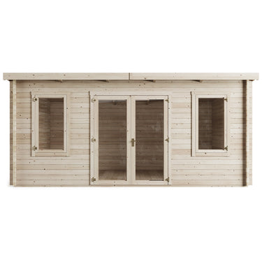 Store More - Ashley Pent Log Cabin Garden Room - 5.0m x 4.0m