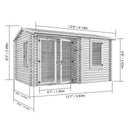 Store More - Welbeck Reverse Apex Garden Office - 4.0m x 3.0m