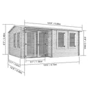 Store More - Welbeck Reverse Apex Garden Office - 5.0m x 4.0m
