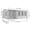 Store More - Welbeck Reverse Apex Garden Office - 5.5m x 5.0m