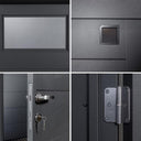 Telluria - Eleganto Premier plus steel garden room. 5.4 x 3.6m. Outdoor living.