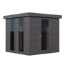 Telluria - Luminato steel garden room. 2.4 x 2.4m. Outdoor living
