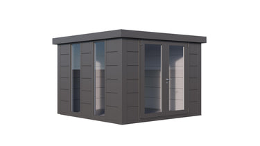 Telluria - Luminato steel garden room. 3.0 x 3.0m. Outdoor living.