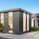 Telluria - Luminato steel garden room. 3.0 x 3.0m. Outdoor living.