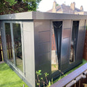 Telluria - Luminato steel garden room. 3.0 x 3.0m. Outdoor living.