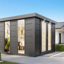 Telluria - Luminato steel garden room. 3.0 x 3.0m. Outdoor living.