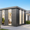 Telluria - Luminato steel garden room. 3.0 x 3.0m. Outdoor living.
