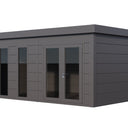 Telluria - Luminato steel garden room. 5.4 x 3.6m. Outdoor living.
