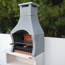Xclusive Decor - Firenze Charcoal BBQ with side table.