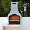 Xclusive Decor - Firenze Charcoal BBQ with side table.