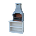 Xclusive Decor - Firenze Charcoal BBQ with side table.