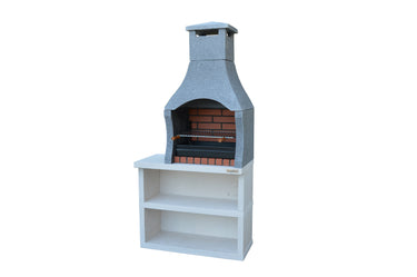 Xclusive Decor - Firenze Charcoal BBQ with side table.