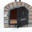 Xclusive Decor - Premier Wood Fired Pizza Oven with Stand and Side Table.