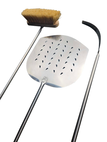 Xclusive Decor - Stainless Steel Pizza Oven Tools - 3 Pieces